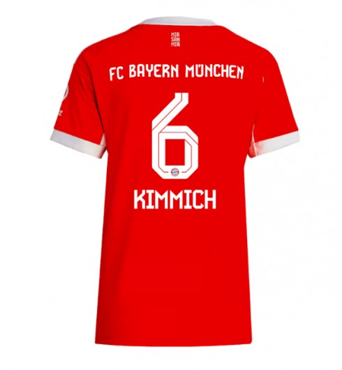 Bayern Munich Joshua Kimmich #6 Hjemmedrakt Dame 2025-26 Korte ermer Bayern Munich Joshua Kimmich #6 Hjemmedrakt Dame 2025-26 Korte ermer